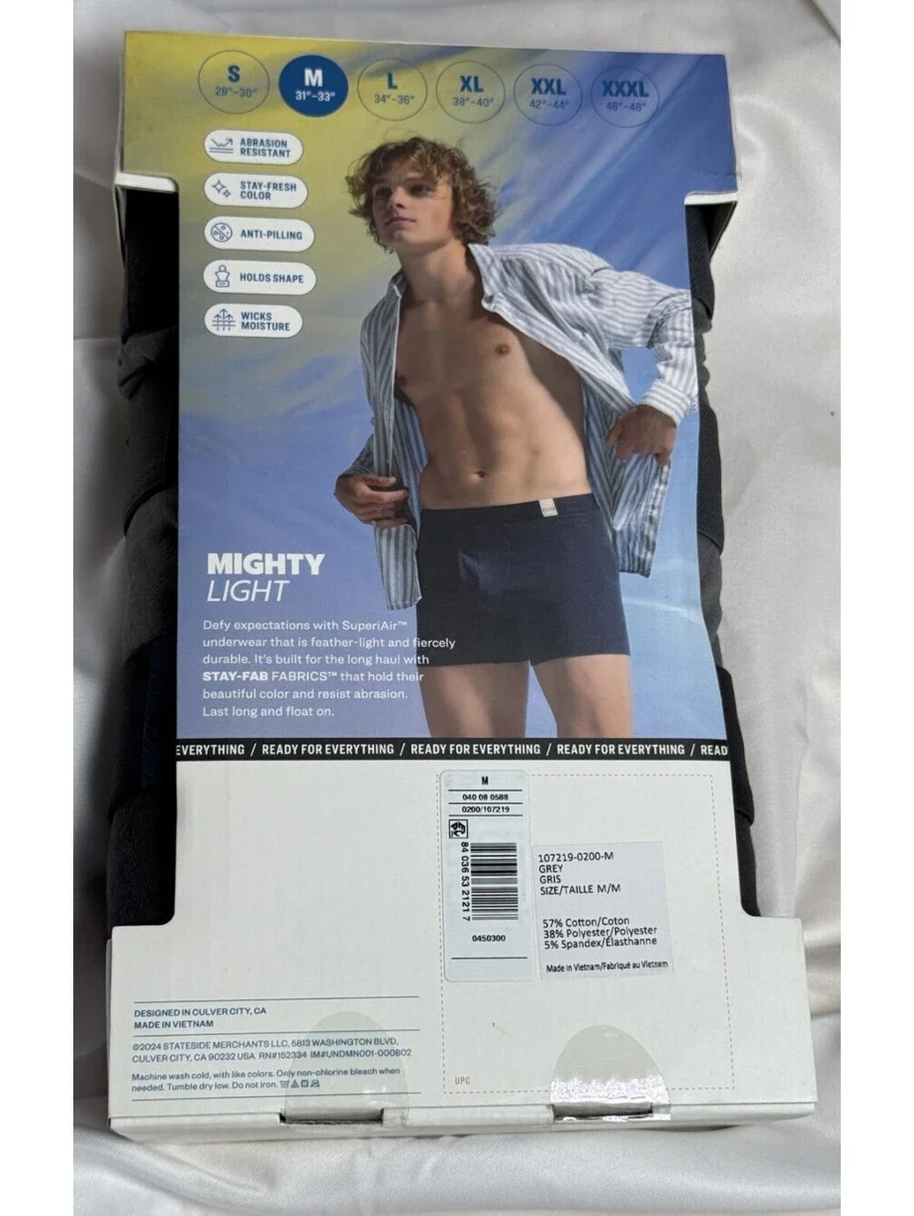Pair of Thieves SuperiAir Boxer Briefs 3 Pack Men's Size M
